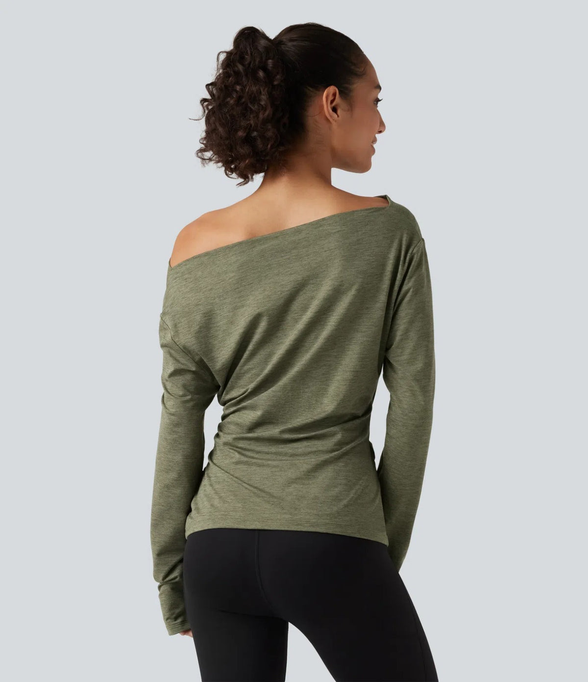 Evoraa Lyra™ Off-Shoulder Active Top