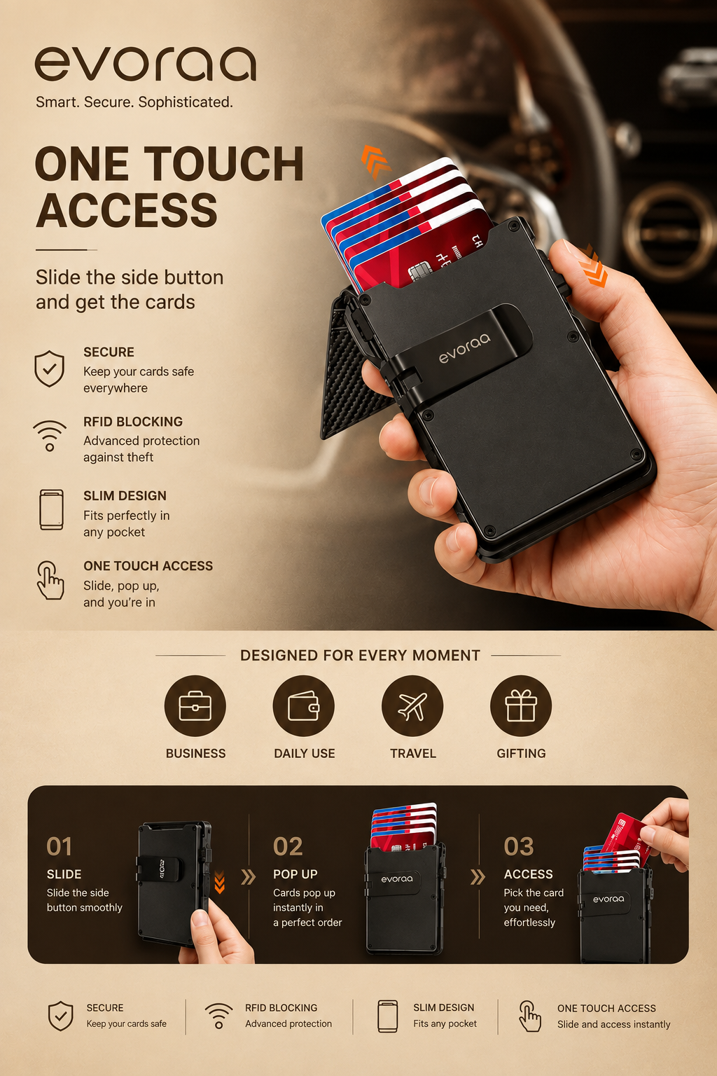 Evoraa™ Shield Wallet