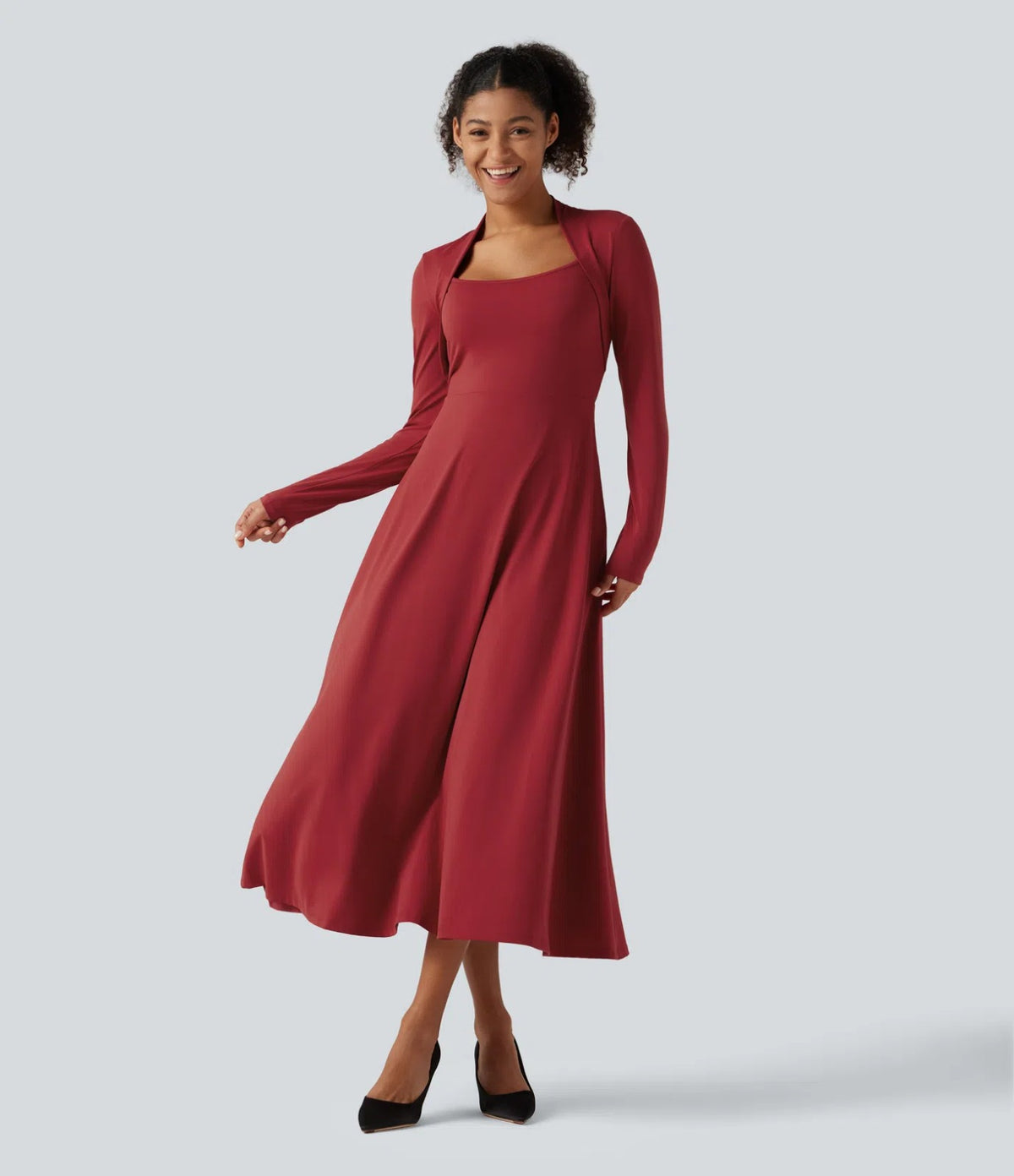 Evoraa Vivienne™ A-Line Midi Dress